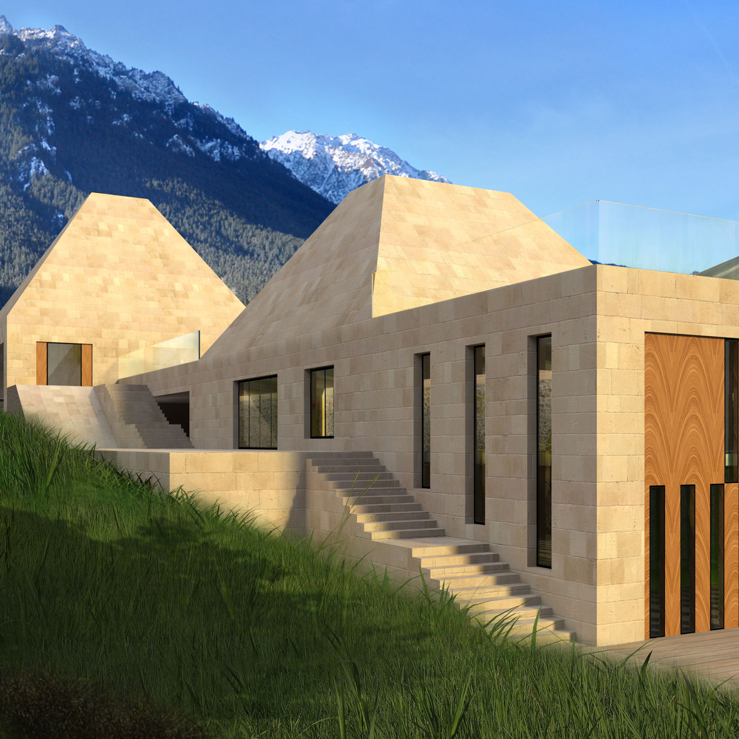 毡房别墅_project_空格建筑interval architects